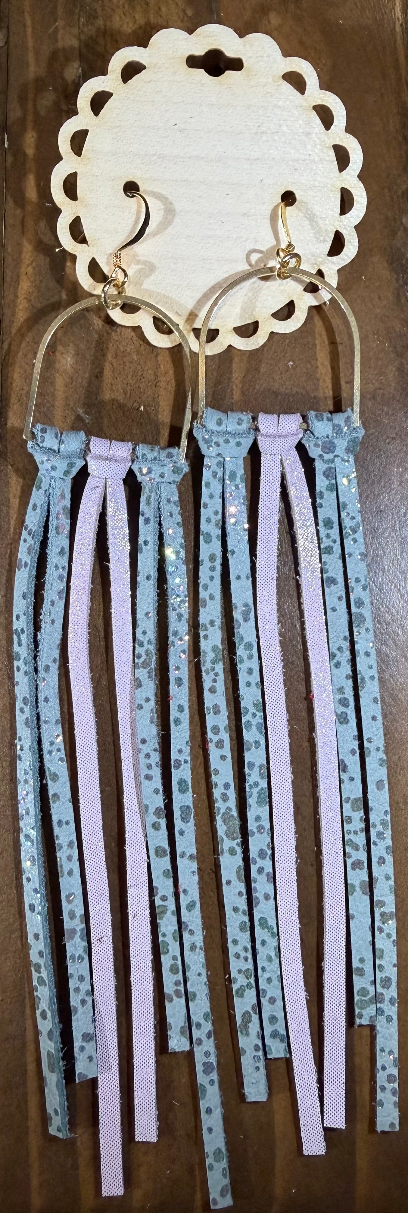 Fringe earrings
