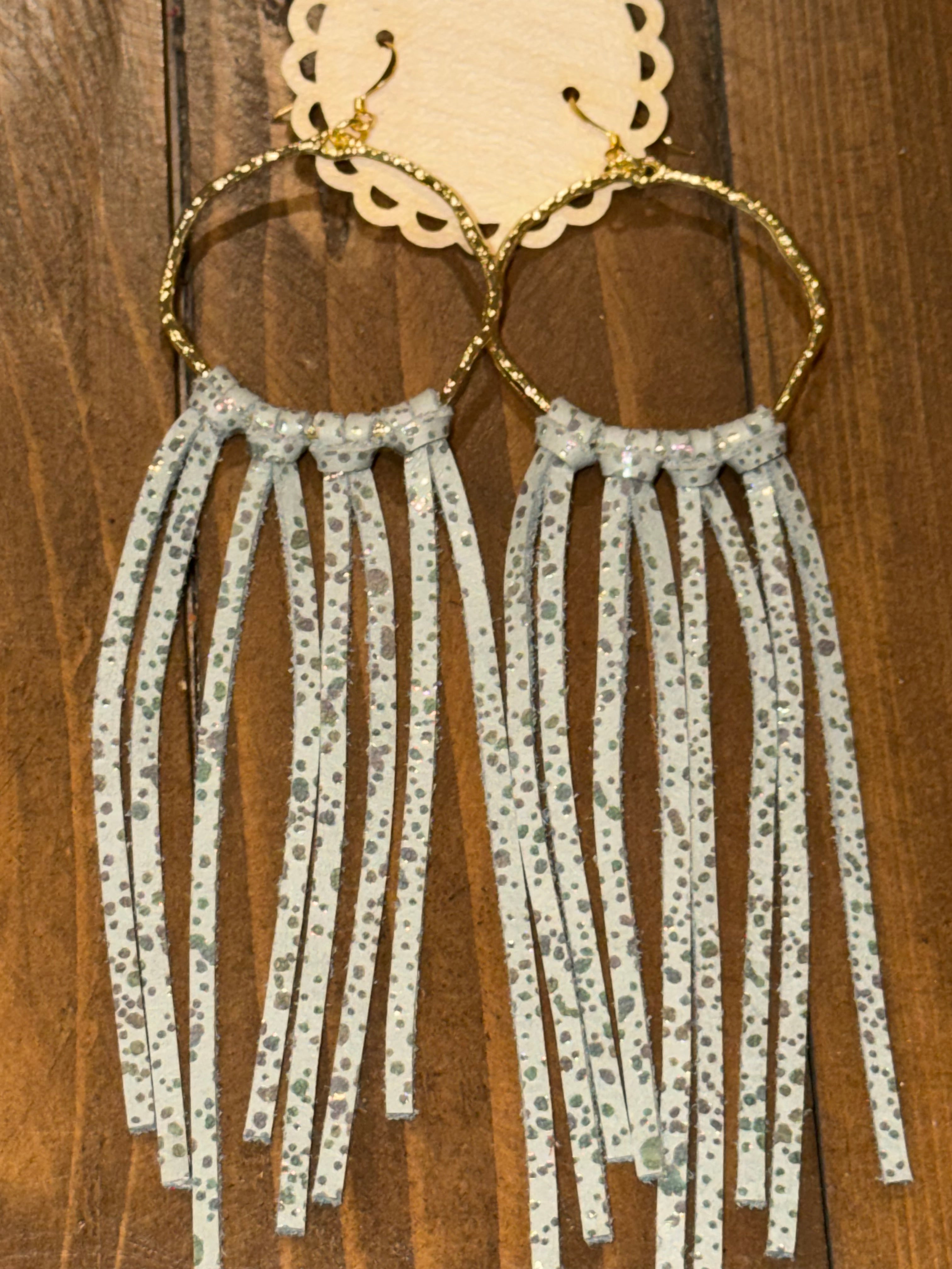 Fringe earrings